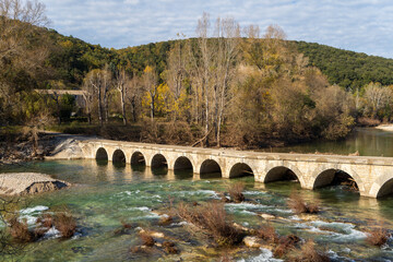 Fototapeta premium Ardeche in Frankreich November