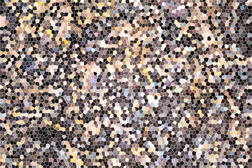 Mixed brown, orange and white colours on stained glass surface