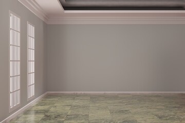 Fototapeta premium Empty room design interior 3d render 