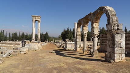 Ruins of Anjar. Lebanon