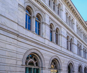 Obraz premium Stone Details on Old Building