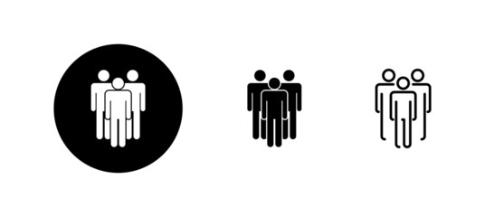 people icons set. person sign and symbol. User Icon vector