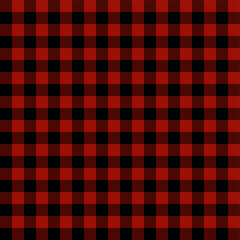 black and bold red plaid pattern