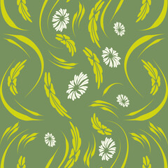 Folk flowers print Floral pattern Ethnic art