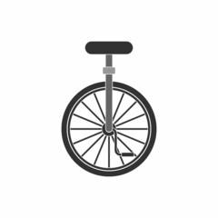 Fototapeta na wymiar acrobat bike icon, acrobat bike vector sign symbol