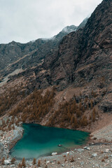 Lago Blu in Valle D'AOsta