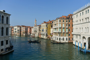 Fototapeta na wymiar Canal in Venice Italy.