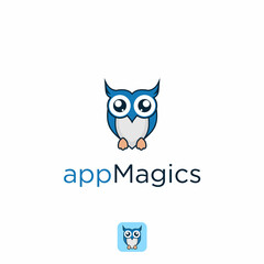 logo owl vector logo design, owl app/icon