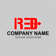 Vector typography that reads red. Suitable for company or team logo