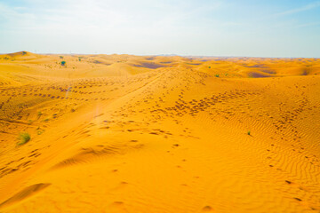 Fototapeta na wymiar アラビア砂漠のイメージ