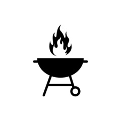 barbecue icon design template vector