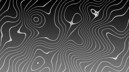 abstract colorful liner wavy background animation.