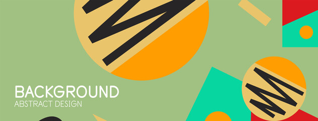 Abstract background with blocks, lines, geometric shapes. Techno or business concept for wallpaper, banner, background, landing page