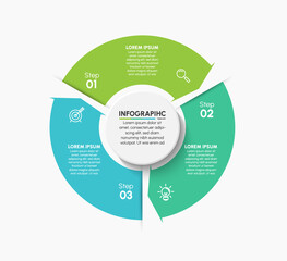 Business circle. timeline infographic icons designed for abstract background template milestone element modern diagram process technology digital marketing data presentation chart Vector