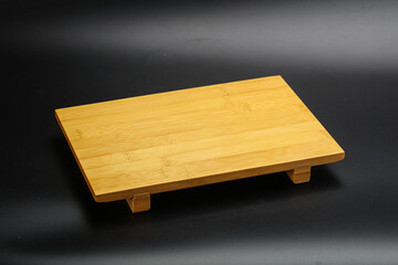 Wooden board for kitchen isolated