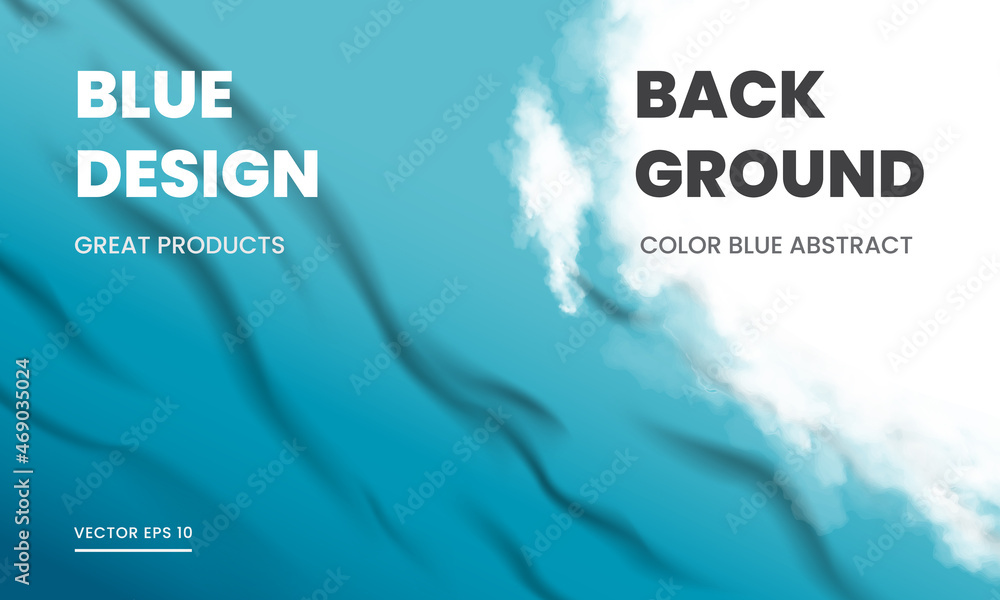 Aufkleber abstract background blue color with cloud. modern background template for banner vector eps.
