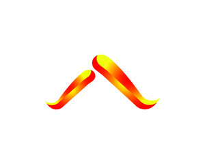 Creative Letter A Logo design vector template. Collection of colorful Alphabet. Character Type Logotype symbol