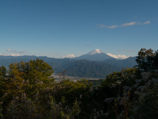 櫛形山・見晴らし台から見た富士山