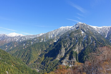 Fototapeta na wymiar 黒部平から見た立山連峰