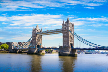 Fototapeta na wymiar The Tower Bridge at London city