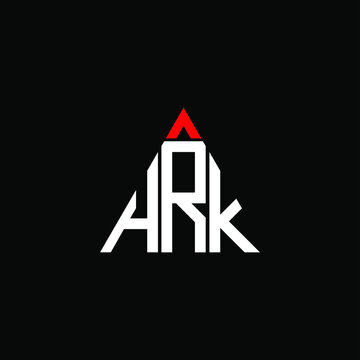 HRK letter logo creative design. HRK unique design
