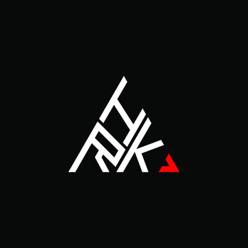 HRK letter logo creative design. HRK unique design
