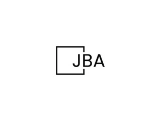JBA letter initial logo design vector illustration