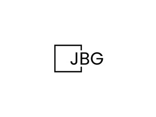 Obraz premium JBG letter initial logo design vector illustration