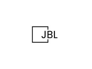 JBL letter initial logo design vector illustration