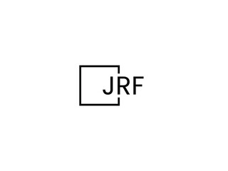 JRF letter initial logo design vector illustration