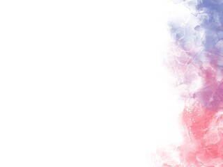 アルコールインクアート風イラスト　夕暮れ