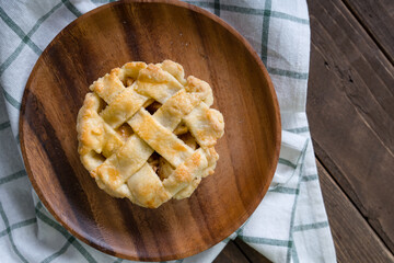 homemade delicious fresh apple pie