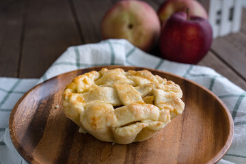homemade delicious fresh apple pie