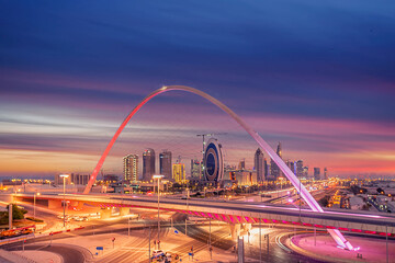  Lusail Arch Bridge Doha Qatar 