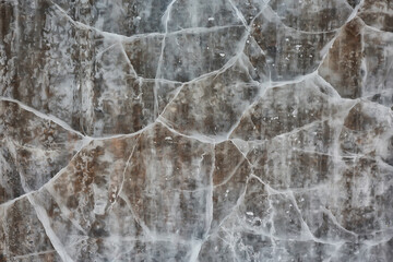 ice texture cracks baikal, abstract background winter ice transparent blue