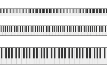 ピアノの鍵盤のベクターイラスト 