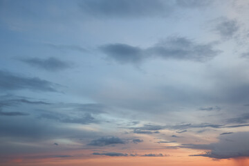 pink sunset cloudy sky background