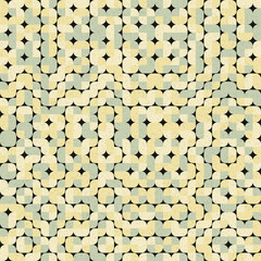 Abstract Geometric Pattern generative computational art illustration