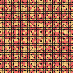 Abstract Geometric Pattern generative computational art illustration