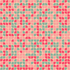 Fototapeta premium Abstract Geometric Pattern generative computational art illustration