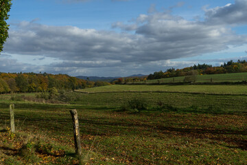 Landscape view near the german city Bad Arolsen