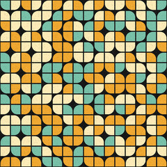 Abstract Geometric Pattern generative computational art illustration