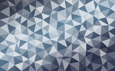 Abstract lowpoly gray background. Vector triangular geometric pattern