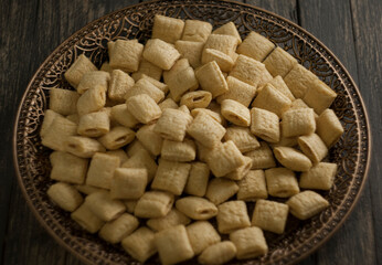 powdered sugar, delicious, fresh, aromatic, mom, kitchen, grandmother, confectionery, homemade, airy, biscuits, milk-flavored, aroma, breakfast, coffee, brown, sweet, cake, dessert, food, cookies, sug