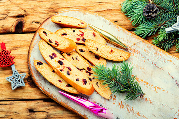 Italian biscotti cookies