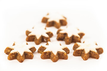 Makro Zimtsterne für Weihnachten