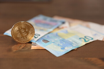 Bitcon cryptocurrency digital wallet currency exchange