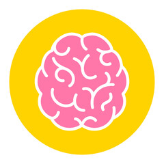 Brain vector cartoon