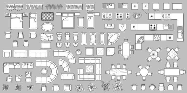 Floor Plan Furniture Images Browse 50