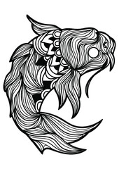 fish tattoo illustration